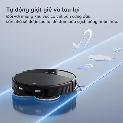 Robot Hút Bụi Lau Nhà Cao Cấp Roborock Saros 10R Lực 19.000, Camera AI -Hàng Chính Hãng