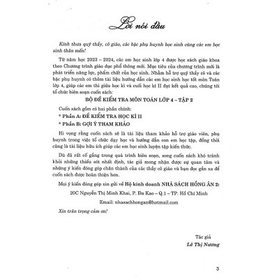 Bộ Đề Kiểm Tra Môn Toán Lớp 4 Tập 2 (Dùng Kèm SGK Kết Nối Tri Thức Với Cuộc Sống) - MK