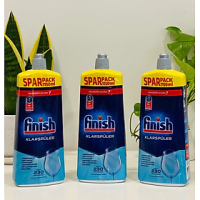 combo 3 chai Nước làm bóng bát finish 1150ml dùng cho máy (1150x3=3.450ml)