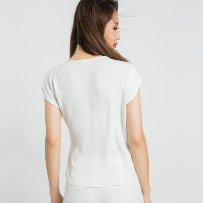 Áo Thắt Eo Hity TOP089 (Trắng Kim Cương)