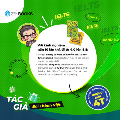 Sách - IELTS Writing Journey: Elevate To Band 8.0