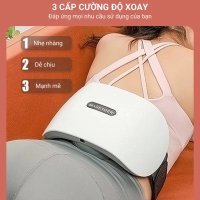 Máy Massage Làm Ấm Bụng Tiện Lợi Giảm Đau Cho Chị Em Đến Kì, Chườm Ấm Giảm Đau Bụng Kinh Điều Chỉnh Nhiệt Độ Phù Hợp