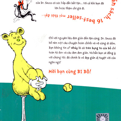 Dr. Seuss: Hop On Pop – Nhảy Lò Cò Trên Bụng To Của Bố (Tặng Notebook tự thiết kế)