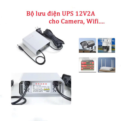 Nguồn Dự Phòng Modem WifiCamera UPS : Lưu ĐiệnCameraWifi Loại Tốt