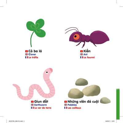 Sách Chuyển Động Thông Minh Đa Ngữ Việt - Anh - Pháp: Khu Vườn Bí Mật - Secret Garden - Le Jardin Secret