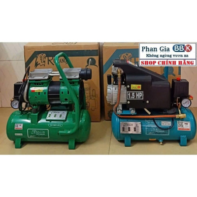 [chính hãƞg] Máy Nén Khí Có Dầu Liền Trục 1.5HP Romano 12L, 100% Dây đồng, Bảo hành 1 năm