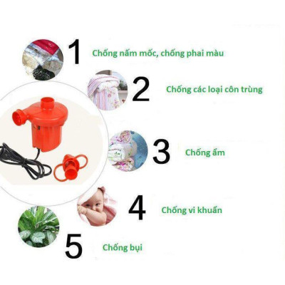 Bơm Điện 2 Chiều Dùng Cho Nệm Hơi, Ghế Hơi, Bể Phao Bơi