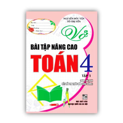Sách - Combo Vở Bài Tập Nâng Cao Toán 4 - Tập 1 + 2 (Bám Sát Sgk Kết Nối Tri Thức)