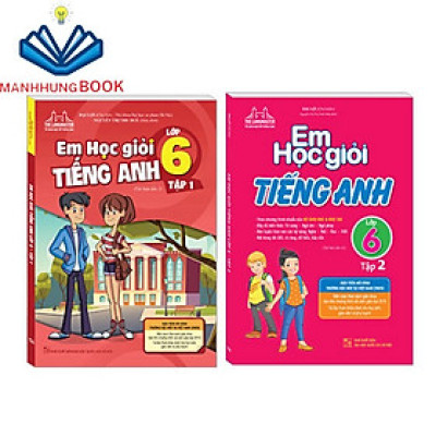 Sách - Combo Em học giỏi tiếng Anh lớp 6 ( trọn bộ 2 tập )