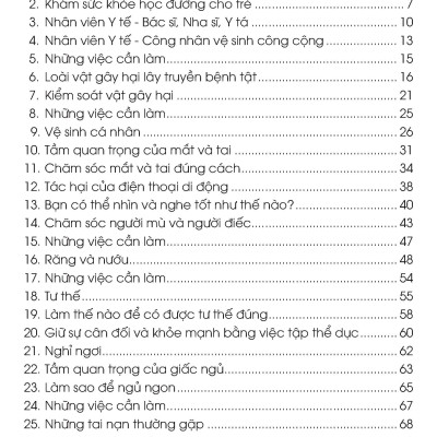 Combo 2 Quyển Kiến Thức Và Kỹ Năng Dành Cho Học Sinh: Những Việc Cần Làm + Sức Khoẻ Và Bệnh Thường Gặp 