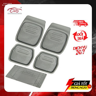 Bộ Thảm Lót Sàn Ô Tô PACKY PODA 5455 Màu Xám 4 Chỗ