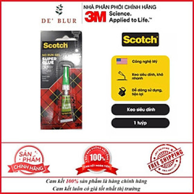 Keo dán giày dán nhựa dán gỗ dán đa năng siêu dính 3M Scotch AD113 2GRAM