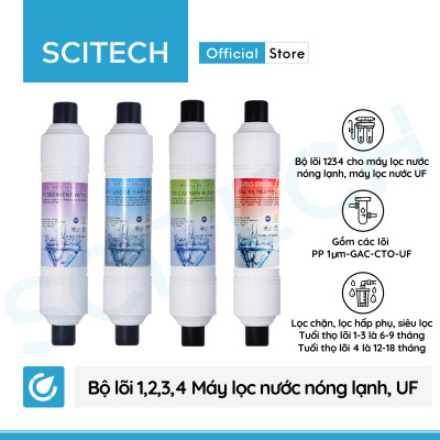 Máy lọc nước UF Scitech Ultrabox (Không dùng điện, không nước thải, lõi đúc nguyên khối thay nhanh, máy nhỏ gọn để bàn hoặc để gầm) - Hàng chính hãng