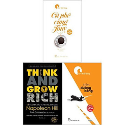 Combo Sách Trên Đường Băng + Cà Phê Cùng Tony + 13 Nguyên Tắc Nghĩ Giàu Làm Giàu (Bộ 3 Cuốn)