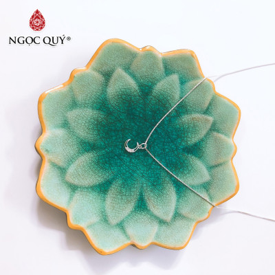 Dây chuyền bạc mặt trăng - Ngọc Quý Gemstones