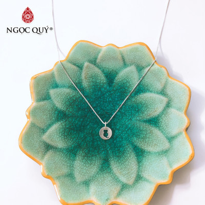 Dây chuyền bạc mặt con mèo - Ngọc Quý Gemstones