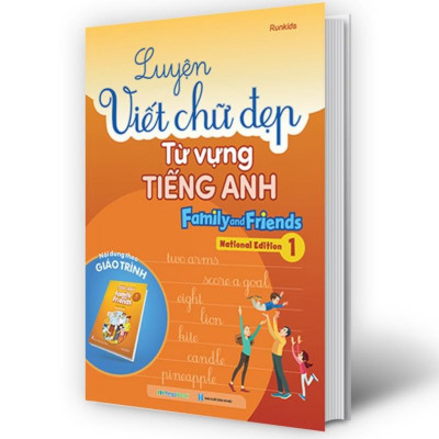 Sách - Combo Luyện viết chữ đẹp từ vựng Tiếng Anh Family and Friends - National Edition 1,2,3 (3 Cuốn) (MG)