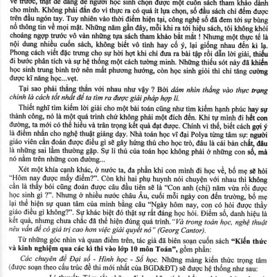 Sách tham khảo- Kiến Thức Và Kinh Nghiệm Làm Bài Qua Các Kì Thi Vào Lớp 10 Môn Toán_HA