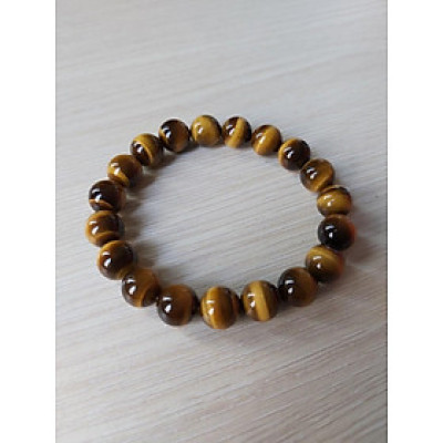 Vòng đá mắt hổ nâu 10 li