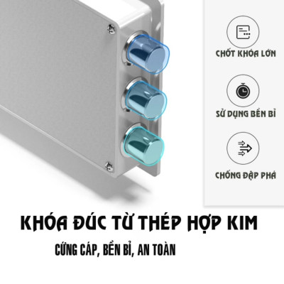 Két sắt mini thông minh cao cấp khóa vân tay, mật mã điện tử an toàn. Két hiện đại, nhỏ gọn cho gia đình kích thước lớn