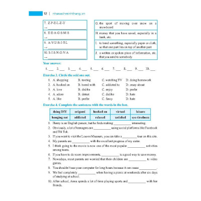 Sách - Global Success - Bài Tập Tiếng Anh Lớp 8 - Không Đáp Án - Minh Thắng