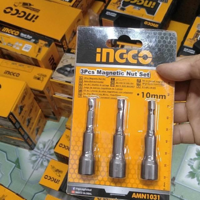 BỘ MŨI TỪ BẮN TÔN 3 CHI TIẾT 10X65MM INGCO AMN1031 - HÀNG CHÍNH HÃNG