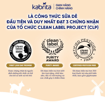 Sữa dê Kabrita số 3 cho trẻ trên 24 tháng - Lon 800g