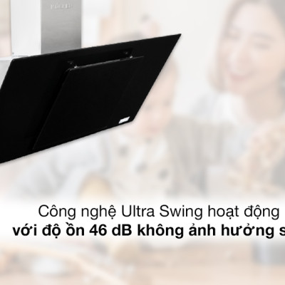 Máy hút mùi Kocher  K-2080V (90CM) - Hàng Chính Hãng