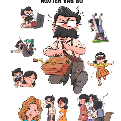 Combo Thỏ và Gia Đình Dzăn Hóa: Thỏ Bảy Màu và Những Người Nghĩ Nó Là Bạn + Gia Đình Dzăn Hóa Nơi Tình Yêu Bắt Đầu Bất Ổn