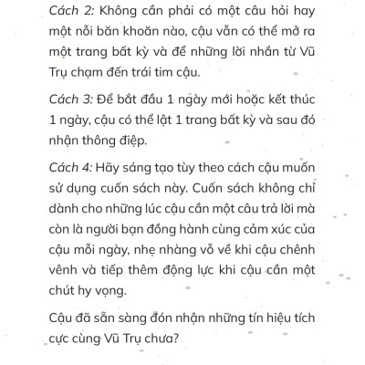 Combo 2 cuốn sách Lời Chỉ Dẫn Của Vũ Trụ - Để Vũ Trụ Cùng Bạn Quyết Định + A Hug For Not Giving Up