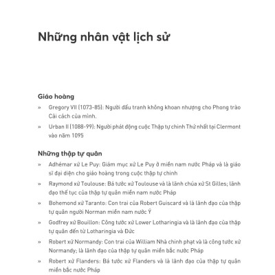 Cuộc Thập Tự Chinh Thứ Nhất - Cội Nguồn Xung Đột Giữa Kitô Giáo Và Islam Giáo
