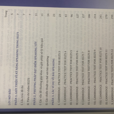 Từ vựng tiếng anh nâng cao dùng cho kỹ năng nói luyện thi IELTS
