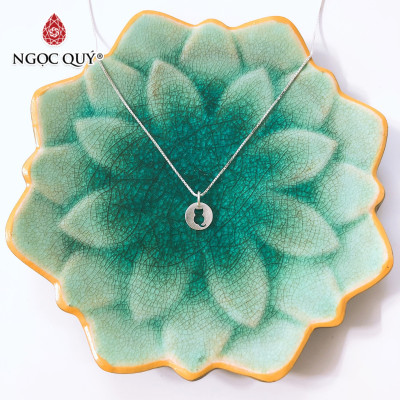 Dây chuyền bạc mặt con mèo - Ngọc Quý Gemstones