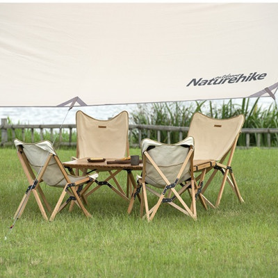 Ghế Vintage gấp gọn khung gỗ Q9E NatureHike NH19JJ008