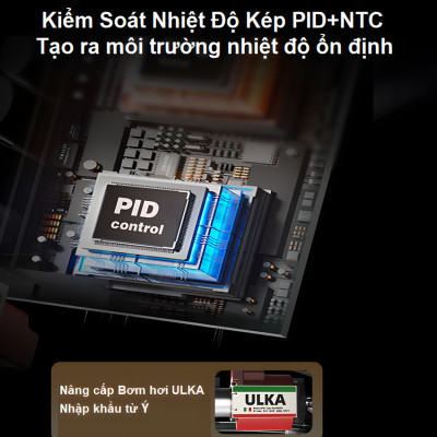 Máy pha cà phê Espresso chuyên nghiệp thương hiệu Mỹ cao cấp HiBREW H10 Plus - Hàng Nhập Khẩu