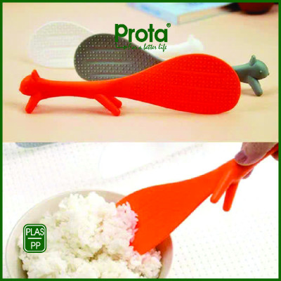 [CHÍNH HÃNG] Combo 2 muỗng xới cơm Prota hình sóc đứng tiện dụng