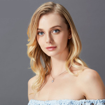 Dây Và Mặt Dây Chuyền Bạc Hiểu Minh DMD077Y bông tuyết