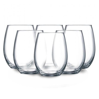 Bộ 6 cốc uống nước, dùng trà thủy tinh trong suốt Primary Cabernet bar 35cl - G3322