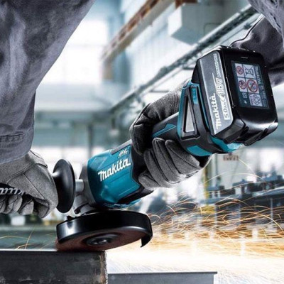 MÁY MÀI GÓC DÙNG PIN (125MM/CÔNG TẮC BÓP/BL)(18V) (KHÔNG KÈM PIN VÀ ĐẾ SẠC) MAKITA DGA508Z- HÀNG CHÍNH HÃNG