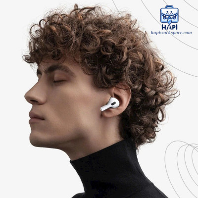 Tai nghe không dây hàng chính hãng WiWU Airbuds T22. Giảm tiếng ồn tốt, màn hình cảm ứng thao tác siêu tiện