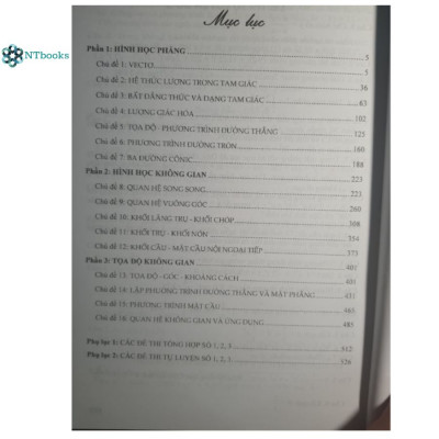 Sách Tổng Ôn Tập Chuyên Đề Hình Học Và Hình Học Giải Tích