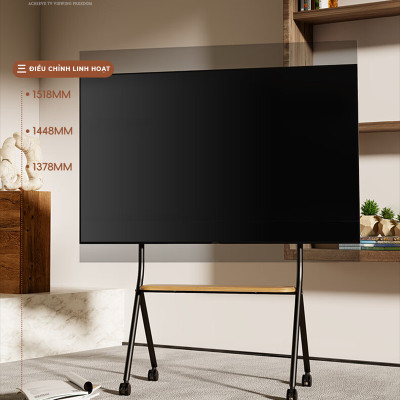Giá treo tivi di động 32-80 INCH kệ treo tivi có bánh xe di chuyển khung thép phủ sơn chắc chắn thương hiệu IGA - GM189