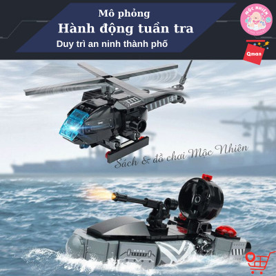 Đồ Chơi Lắp Ráp Xếp Hình: Biệt Đội Cảnh Sát - Qman 41107 (741 Chi tiết)