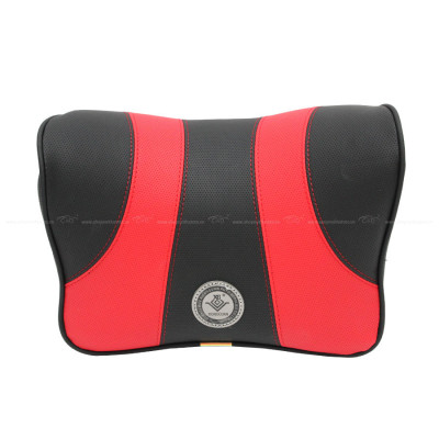 Gối Tựa Đầu Cao Su Non Bọc Da CIND G003 Màu Đen Đỏ