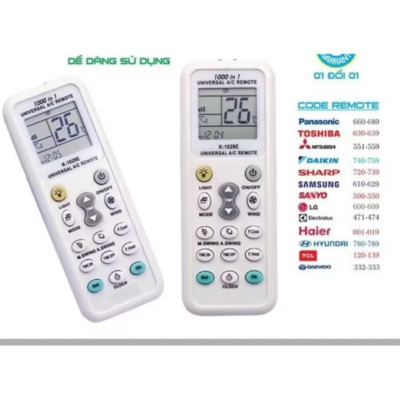 ĐIỀU KHIỂN TỪ XA MÁY LẠNH ĐIỀU HÒA ĐA CHỨC NĂNG 