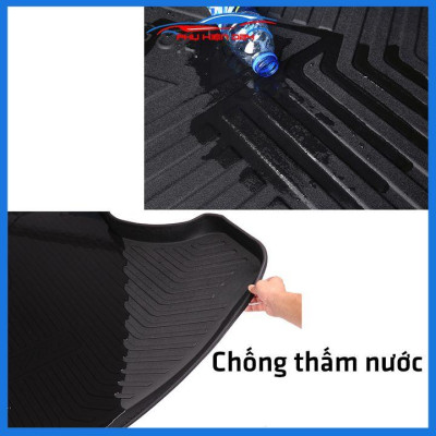 Thảm nhựa lót cốp Ford Fiesta Hatch Back 2016-2017-2018-2019-2020-2021-2022 nhựa dẻo dày dặn đàn hồi tốt