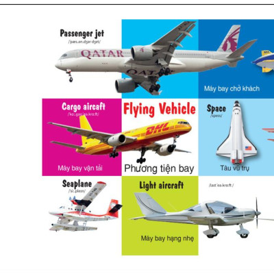 100 Từ Đầu Tiên - Các Phương Tiện Giao Thông - Song Ngữ (VT)