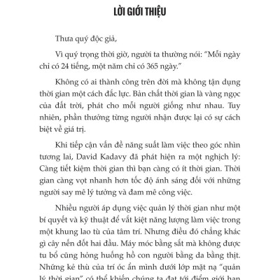 Quản Lý Trí Óc Thay Vì Quản Lý Thời Gian