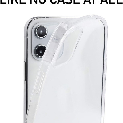 Ốp lưng dẻo silicon cho iPhone 12 Mini (5.4 inch) hiệu Ultra Thin (siêu mỏng 0.6mm, chống trầy, chống bụi) - Hàng nhập khẩu