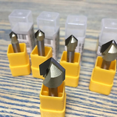 Mũi phay, mũi soi, mũi cắt rãnh chữ V 90độ 1/4"x1/2" (D=H=12.70mm) ARDEN